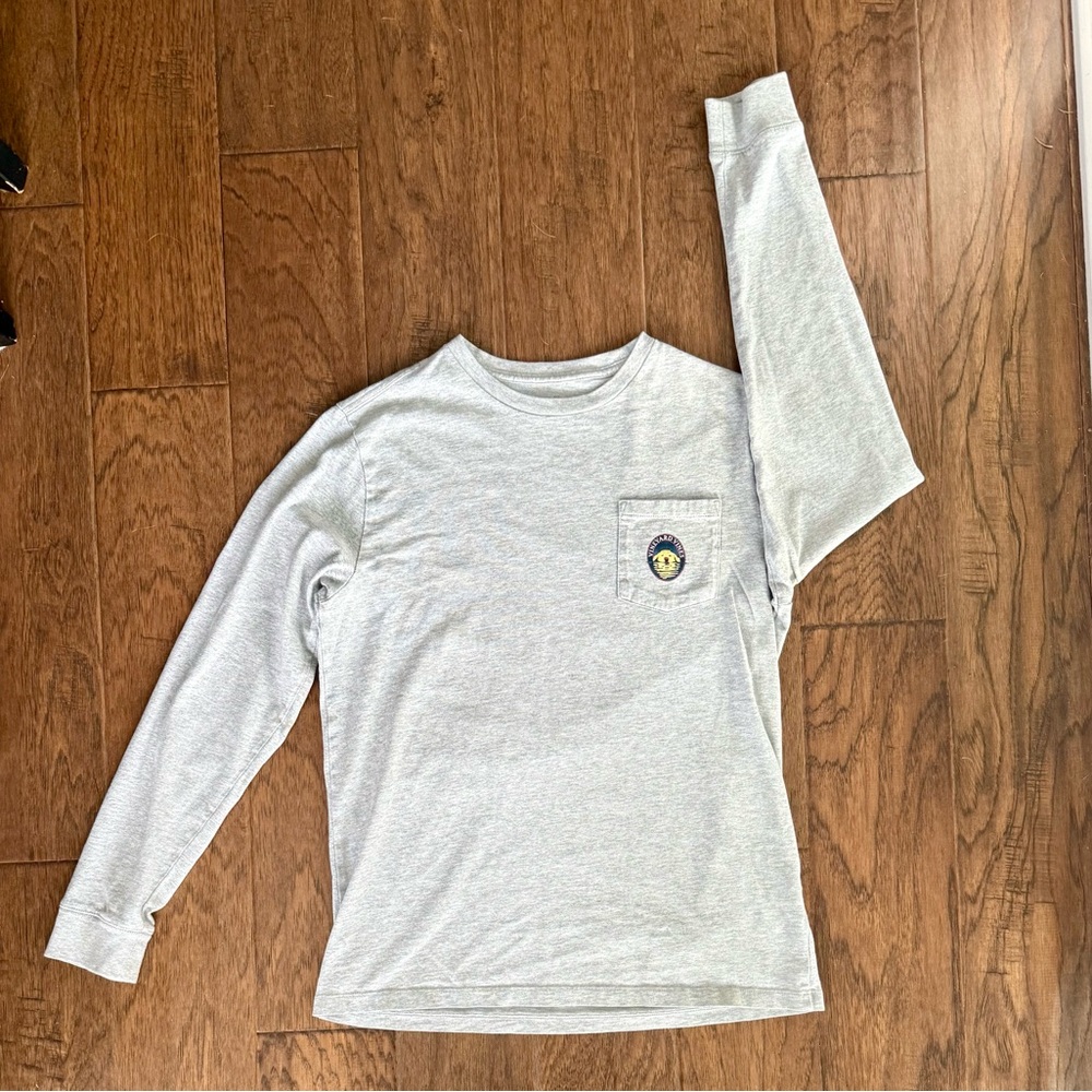 Teen Vineyard Vines Gray Long Sleeve Shirt